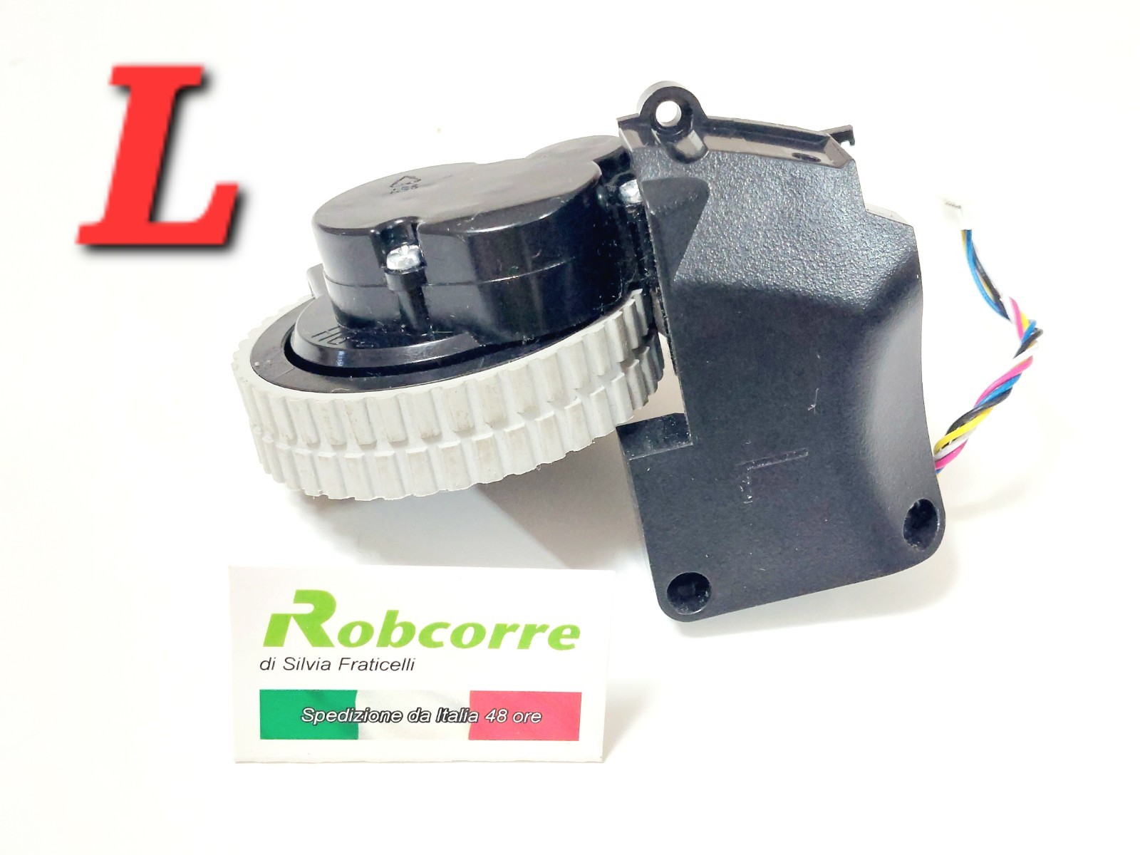 Ruota Motrice Motore Rotella Sinistra L Robot Hoover H-Go 300 Hidro Pro 90AD1910