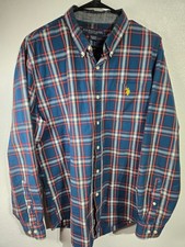 US Polo Assn Long Sleeve Button Up Shirt Mens...