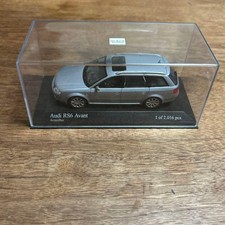 Audi RS6 Avant 1/43 Diecast Model Silver Minichamps Car 15+