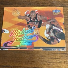 1998/99 Fleer Ultra MICHAEL JORDAN HOLO FOIL #85 DUNKING BULLS HOF SP🔥RARE🔥