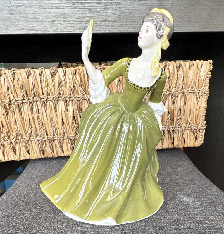 Royal Doulton Simone HN 2378 Hand Painted Ceramic Woman Figurine, 1970