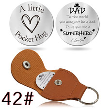 Father's Day Keychain Pocket Hug Keepsake Reminder Token for Dad