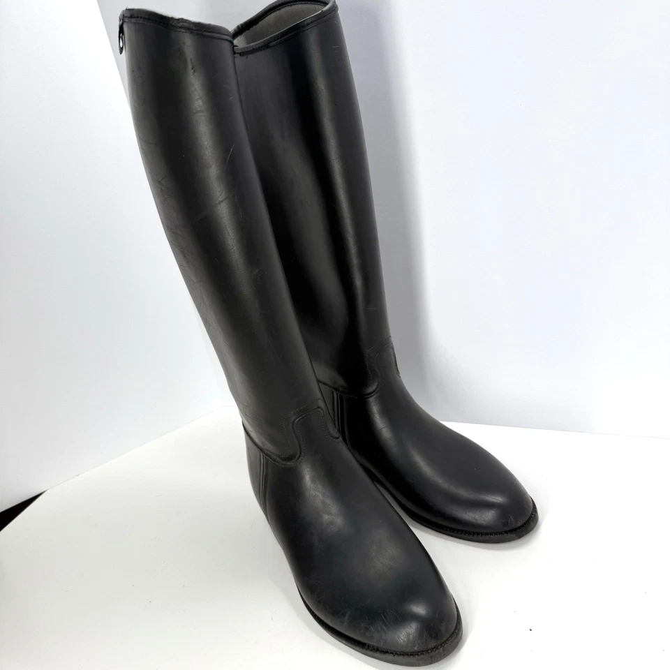 Dublin универсальный черный высокий выездки езды ботинки США 8 ЕС 38 женщин резиновый - Изображение 4 из 4