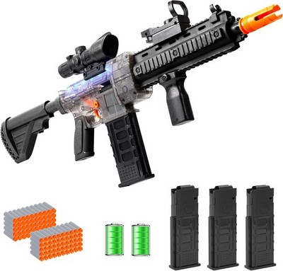 Realistic Toy Gun for Nerf Guns Darts, Foam Blaster - with Scope 100 Soft... 