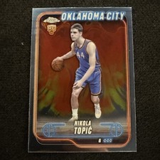 2024-25 Topps Chrome - Nikola Topic #119 (RC) OKLAHOMA CITY THUNDER BASE