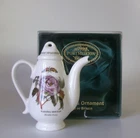 BOXED PORTMEIRION BOTANIC GARDEN CHRISTMAS DECORATION COFFEE POT 75mm HIGH