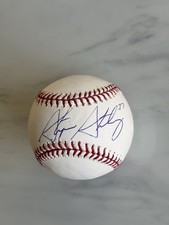 Stephen Strasburg Signed MLB Baseball Washington Nationals 2019 WS MVP GA COA