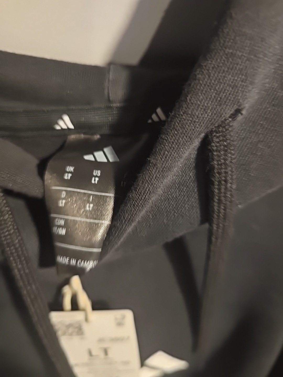 **NEW** adidas Mens Essentials 3-Stripes Pullover Hoodie, LARGE-TALL, JD1874 thumbnail 7