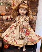 Fall Colors Custom Dress Outfit For 14.5  Fashion Friends Ruby Red Doll