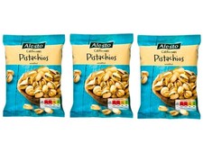100% Californian Alesto Pistachios Nuts Roasted & Unsalted - 3 x 250g