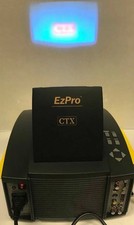 CTX EZPro 580 LCD PROJECTOR w/ CASE, CORDS, ADAPTERS PREOWNED 