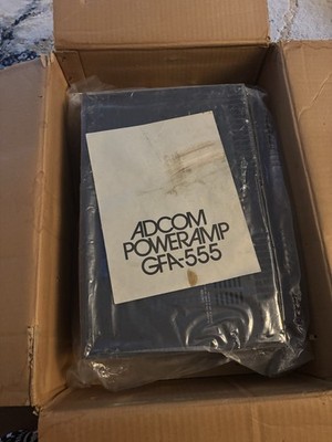 Vintage Adcom GFA-555 Power Amplifier - All-Original Complete in Box Nelson Pass