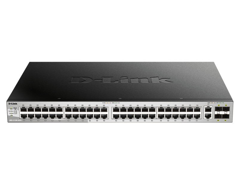 D-Link - DGS-3130-54TS - 54-Port Lite Layer 3 Stackable Managed Gigabit Switch