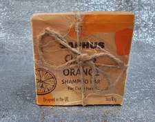 Saphus Citrus & Orange Shampoo & Conditioner Bar for Curly Hair New Exp 2027