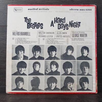 The Beatles – A Hard Day's Night ; UAS 6366 LP VINYL | eBay
