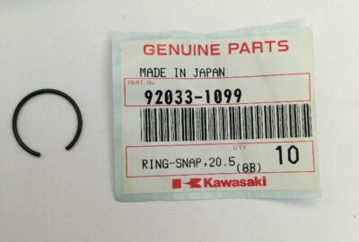 NOS Kawasaki KLF300 KAF450 ZX900 Snap Ring 92033-1099 OEM