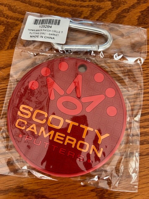 Marqueur D'alignement Scotty Cameron Circle T - Putting Disc Vert/jaune - Masters 2024 (neuf)