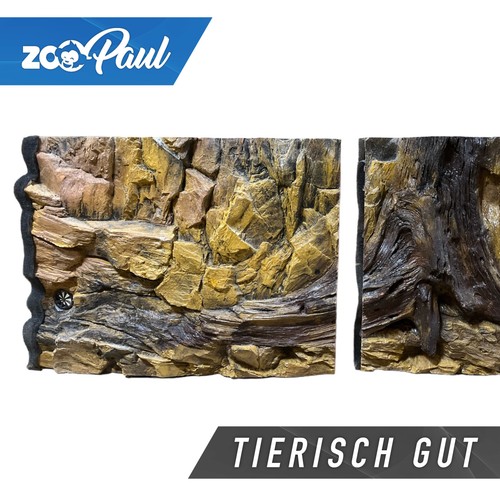 🦎 Terrarium Rückwand 3D 120x50 120x60cm Aquarium Hintergrund Stein Struktur NEU - Picture 15 of 66