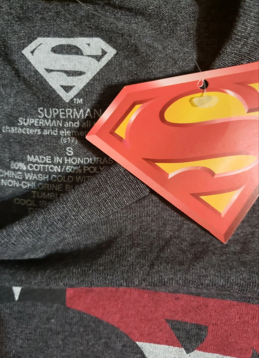 SUPERMAN American Flag Logo Design Small T Shirt eBay