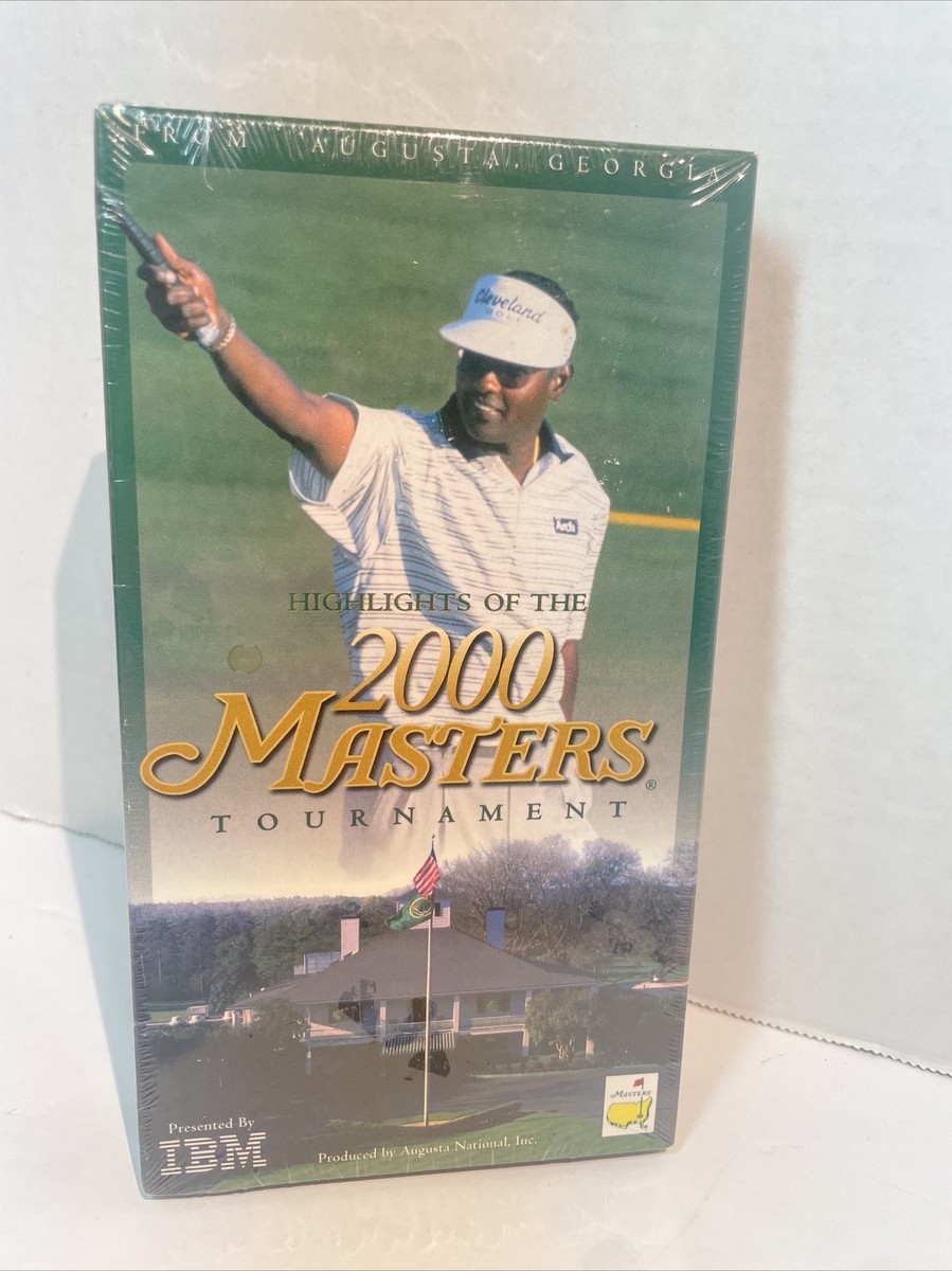 Highlights of the 2000 Masters Tournament” VHS Tape Sealed Brand