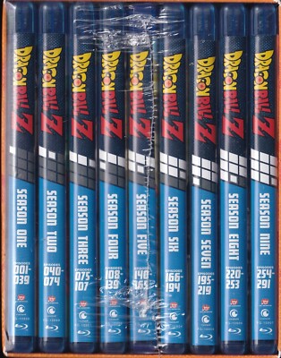 Dragon Ball Z Season 1-9: Episodes 001-291 (Blu-ray Disc, 2024, 36