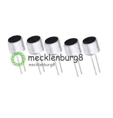 10PCS  Microphone 6*5mm Capacitive Electret Microphone 52D Sensitivity NEW