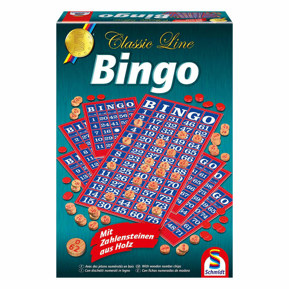 Thumbnail - Schmidt Spiele Classic Line Bingo Familienspiel - Classic Line, 2 Bis