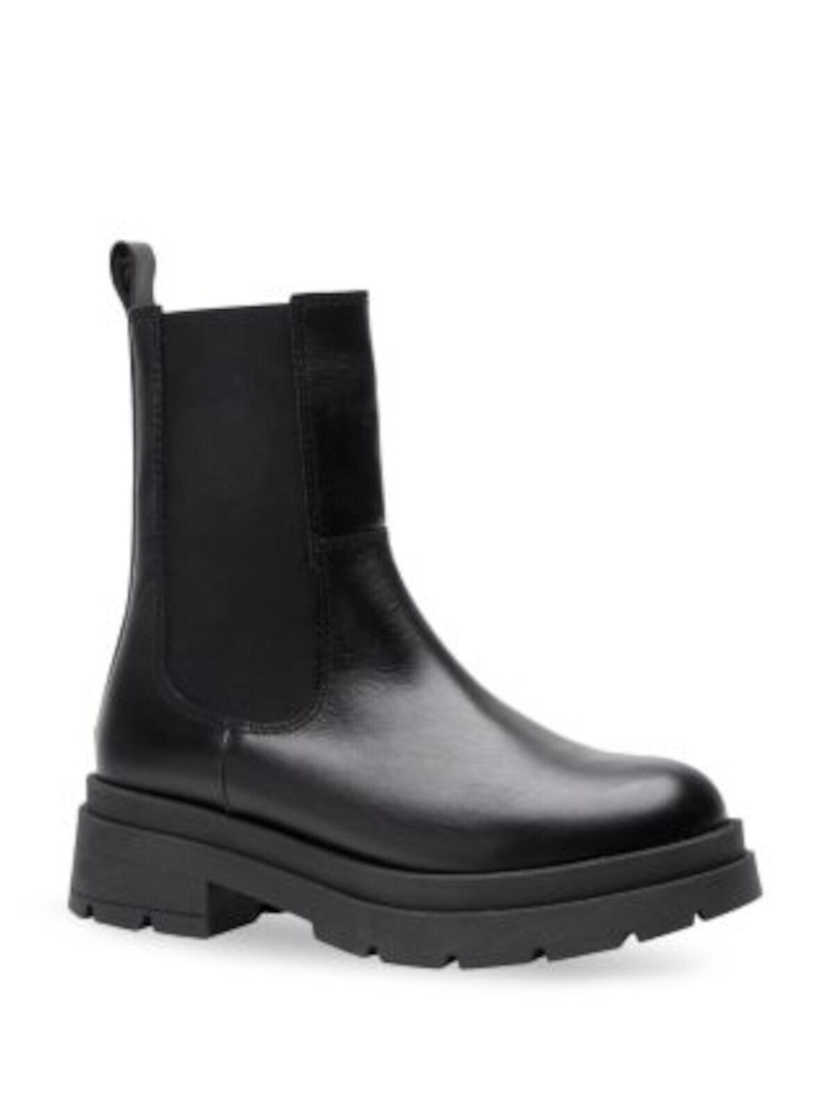 ANDRE ASSOUS Womens Black Heel Pull-Tab Monda Round Toe Leather Chelsea 36