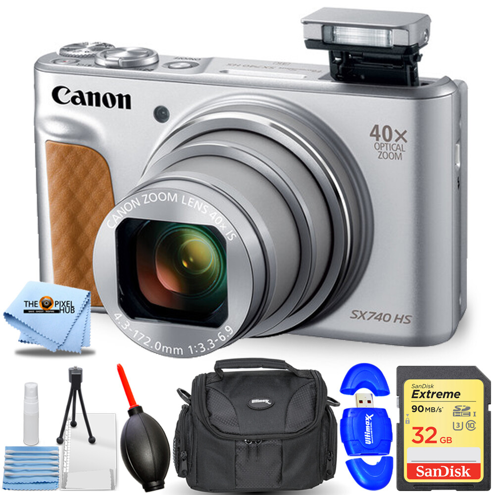 Canon PowerShot SX740 HS Digital Camera (Silver) 2956C001