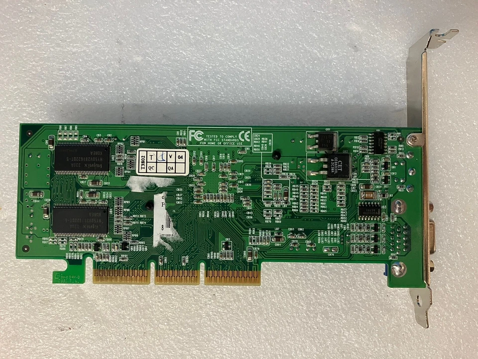 Vintage EVGA Geforce4 NV18-A2 64MB 8X DDR1 AGP Graphics Video Card MX-440-8X ~ - Image 3 of 4