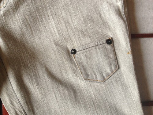 Old Navy Gray Strght Fringed Hem Jean Womens Apparel Waist Sze 32 Ins 32 Garment - Picture 3 of 8