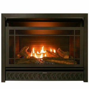 Procom Fbnsd28t 29 Vent Free Dual Fuel Gas Fireplace Black For