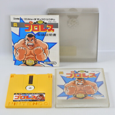 Famicom Disk PROWRESTLING PRO WRESTLING Nintendo 2325 dk