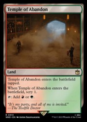 Temple of Abandon (Surge Foil) #904 - Doctor Who - MTG
