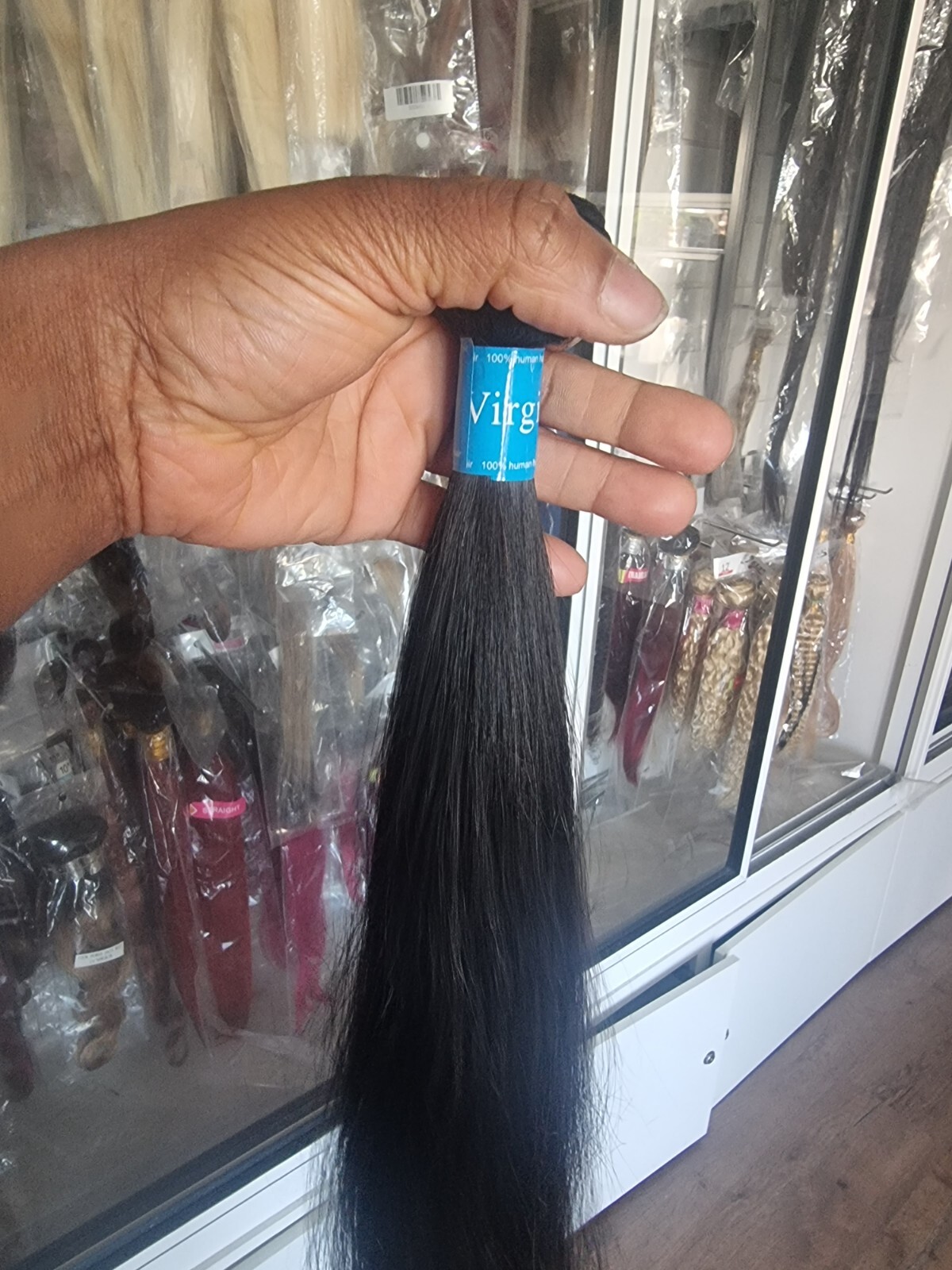 20INCH 100g CAMBODIAN RAW VIRGIN HUMAN HAIR SILKY STRAIGHT THICK BUNDLE 100g 12A