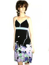 NICOLE BY NICOLE MILLER VERSATILE STRETCHY SPAGHETTI STRAP DRESS SIZE 4