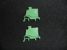 PCVK4-7,62 1849998 TERMINAL BLOCK PLUG 2 POS 7.62MM GREEN PHOENIX (5 PER LOT)