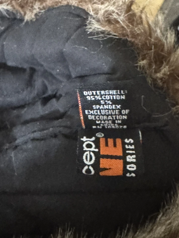 OC One Concept Trapper Hat Cap Adult Size 5 1/8  Camo Hunting Vintage - Imagem 2 de 4