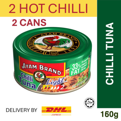 AYAM BRAND CHILLI TUNA (2PACK X 160G) 2 HOT CHILLI