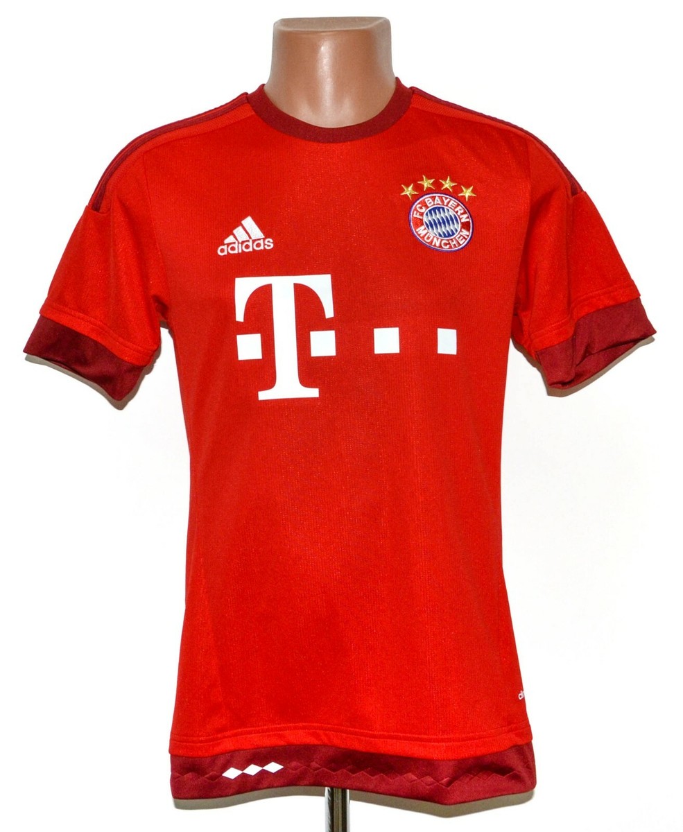 BAYERN MUNICH 2015/2016 HOME FOOTBALL SHIRT ADIDAS SIZE S ADULT | eBay
