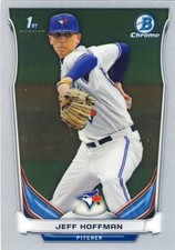 (59) 2014 Bowman Draft JEFF HOFFMAN Rookie LOT ALL CHROME Blue Jays CDP6