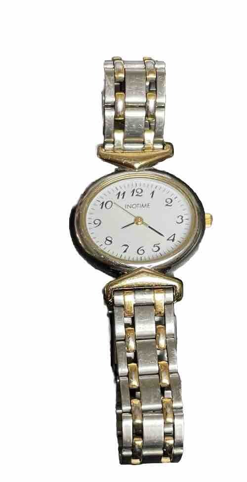 Montre Femme Fantaisie INOTIME bracelet métal or et argent