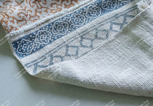 Bohemian Handmade Throw, Blanket and Throw Hand Loomed Cloth Soft Cotton Blanket - Picture 7 of 7