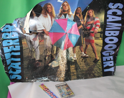 Scatterbrain Signed Autographed Original Poster And Music Cassette
