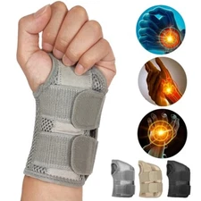 Wrist Support Splint Arthritis Band Carpal Tunnel Sprain Protector Hands Braces