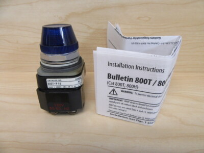 Allen Bradley 800T-P16B Blue Pilot Light