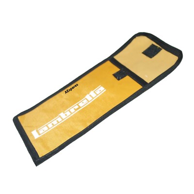Lambretta Robustes Nylon Werkzeugtasche Mit Klappe Gelb GEC