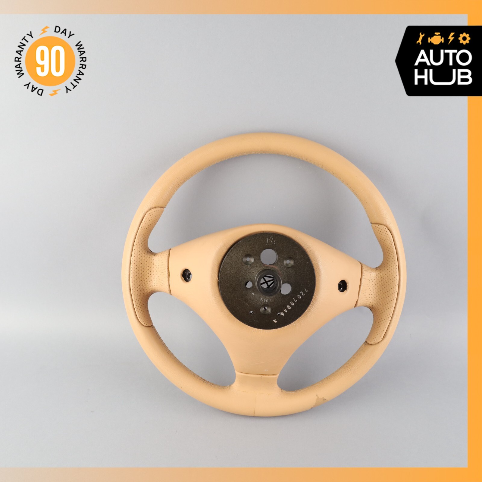 02-07 Maserati M138 Coupe 4200 GT Cambiocorsa Steering Wheel Beige OEM 67k