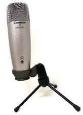 SAMSON Silver C01UPRO USB Studio Condenser Microphone Manual Cable
