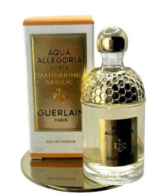 GUERLAIN AQUA ALLEGORIA FORTE MANDARINE BASILIC EDP MINI 7,5ML 0.25 oz FLASH NIB